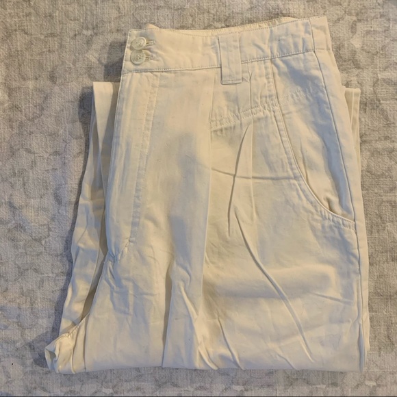 Vintage Pants - ☀️40% OFF Vintage // White High Waist Trousers 6